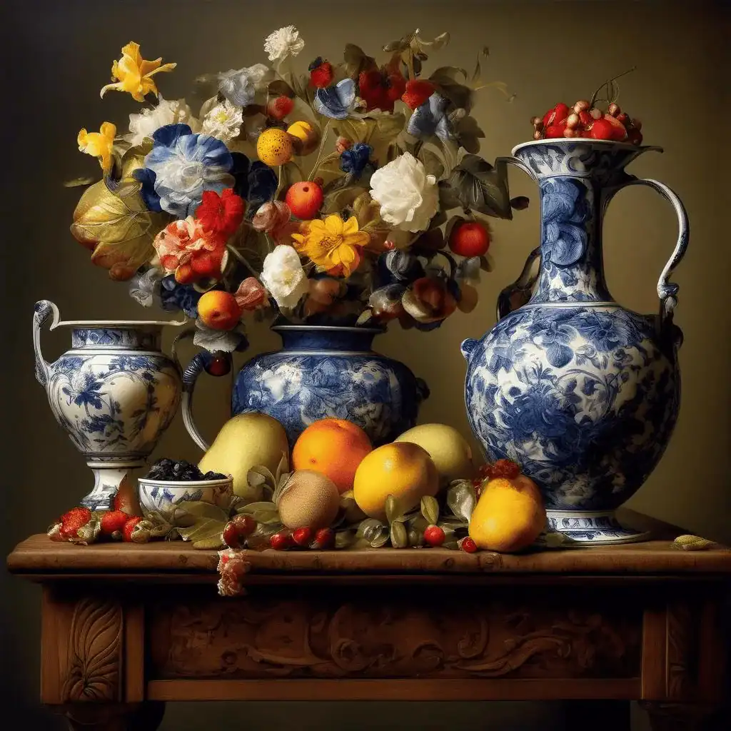 Natureza morta (caixa com potes) – Josefa de Obidos