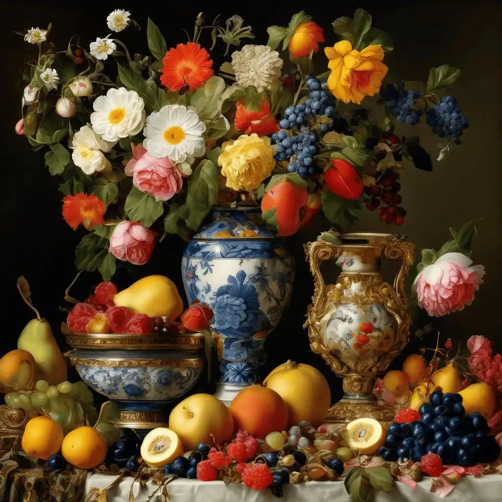 Früchtestilleben – Adalbert Schaffer