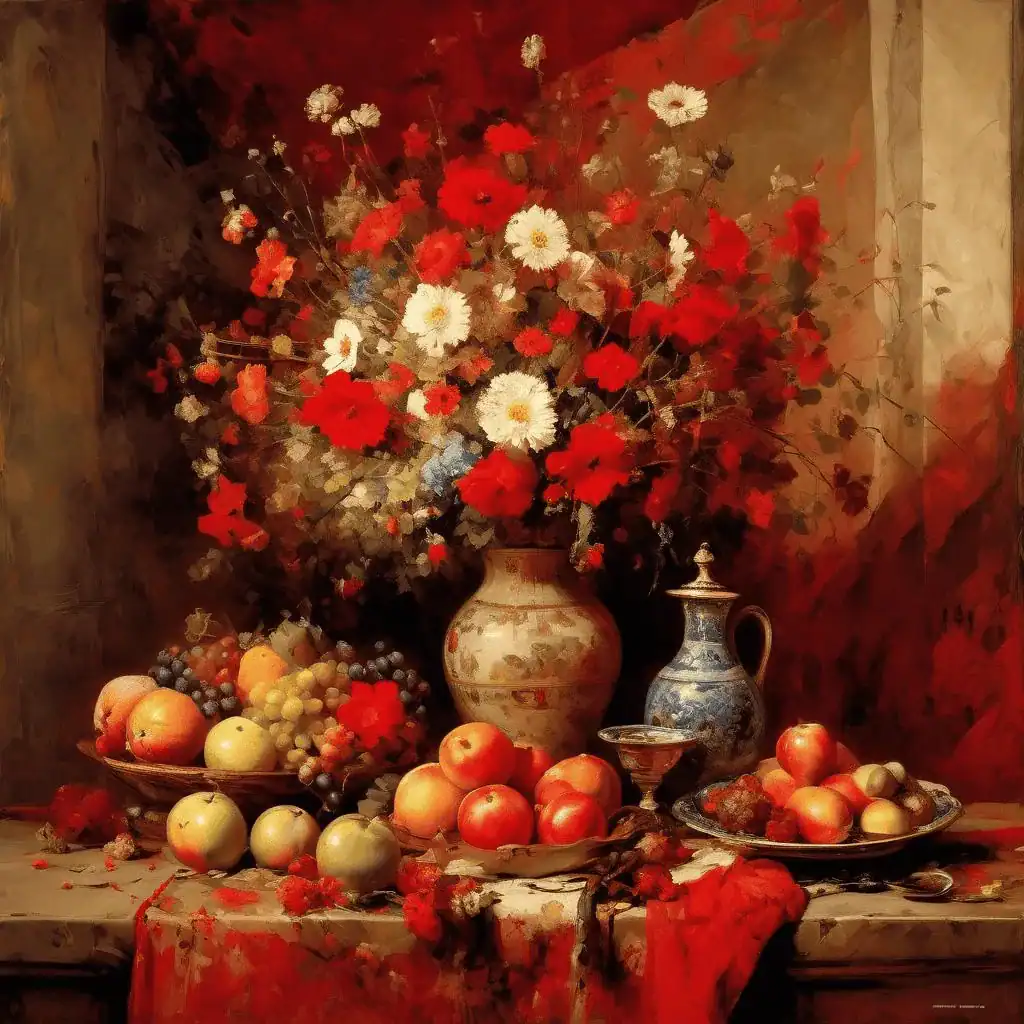 Red Church Landscape – Lucian Grigorescu
