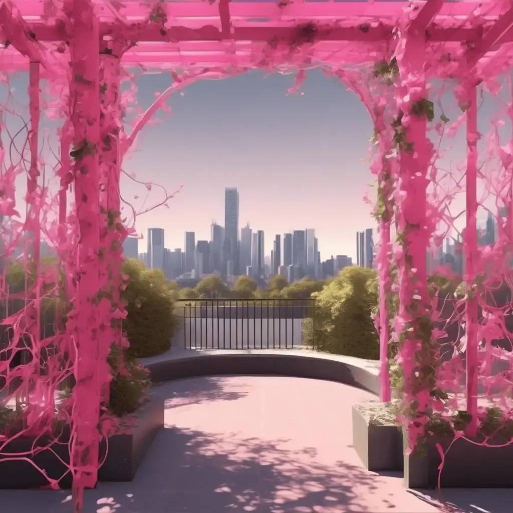 Pink Vine Pergola – Graham Sutherland