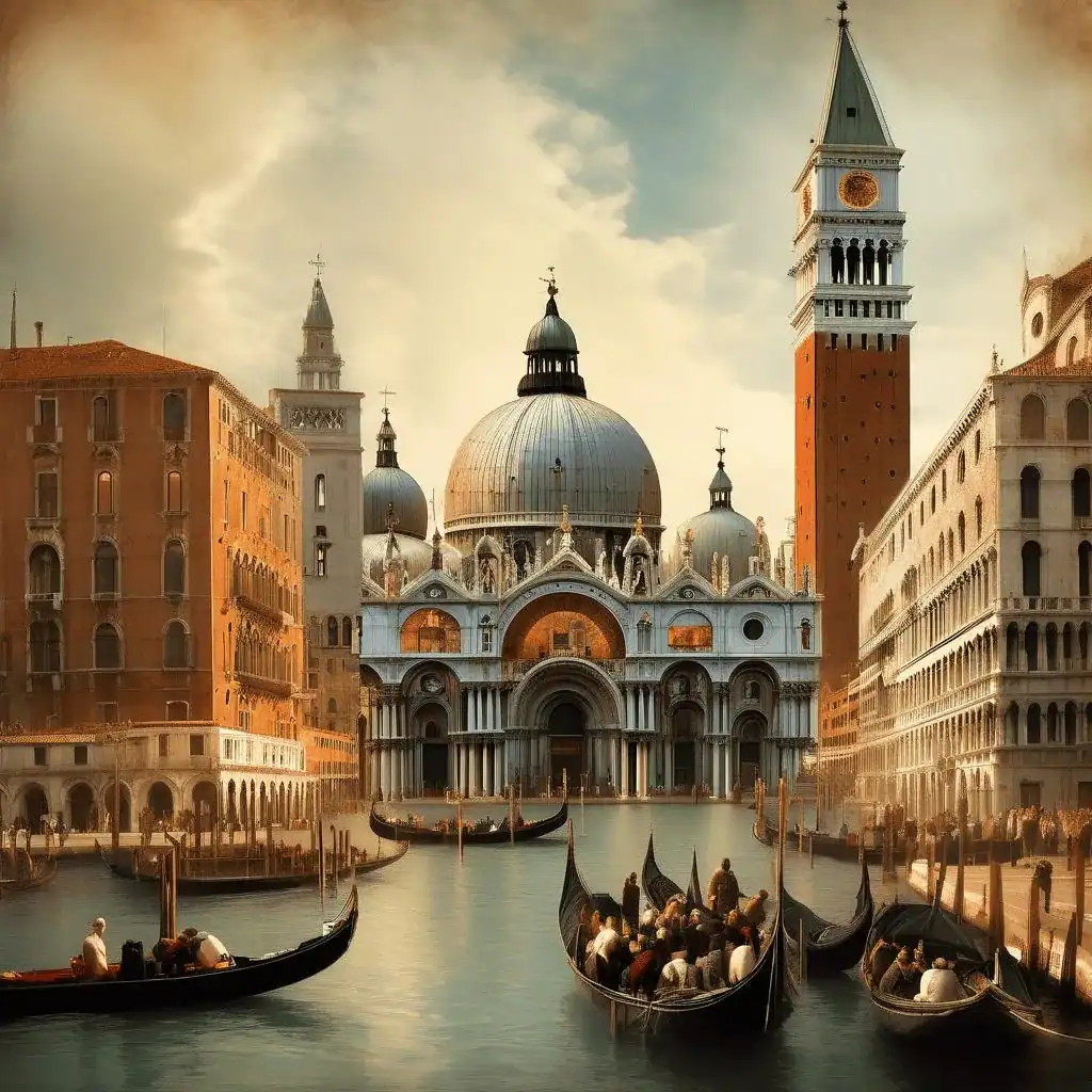 The Basilica of San Marco in Venice – Ludwig Passini